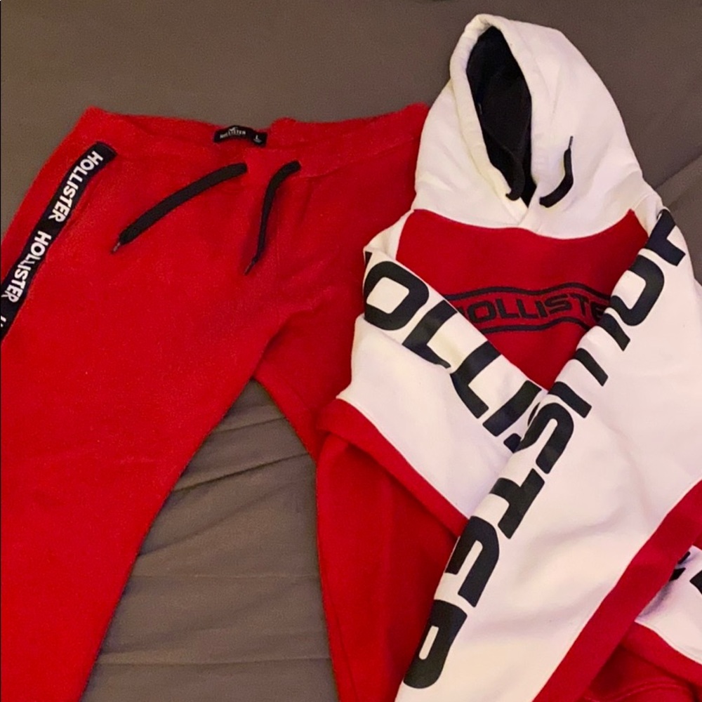 Hollister Sweater and Joggers size Lrg